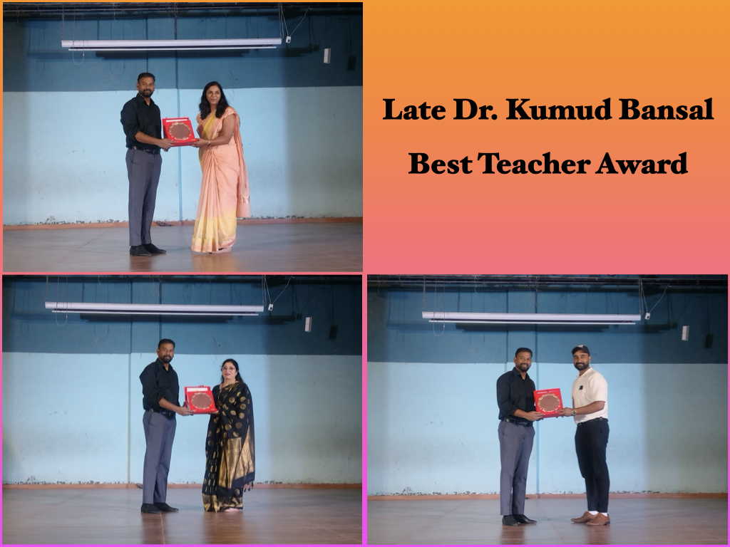 Late Dr. Kumud Bansal Best Teacher Award 2026