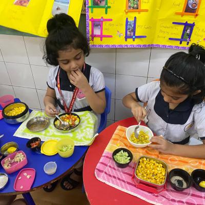 Corn Bhel Cooking Experience