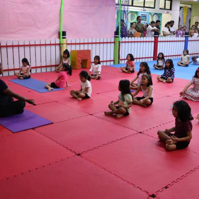 Performing Yoga On Slc